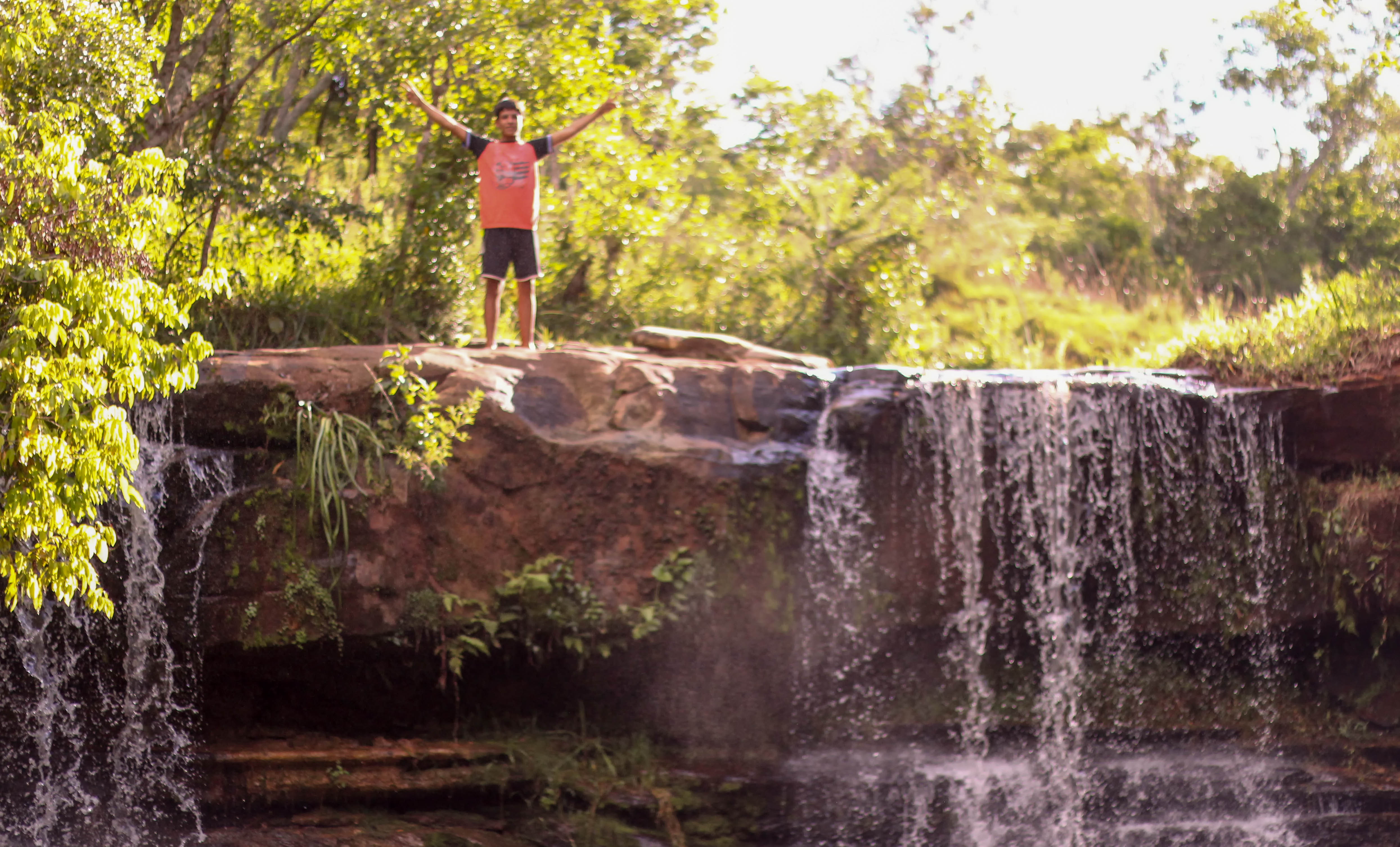 Capilla Cue Lucas at Secret Waterfall