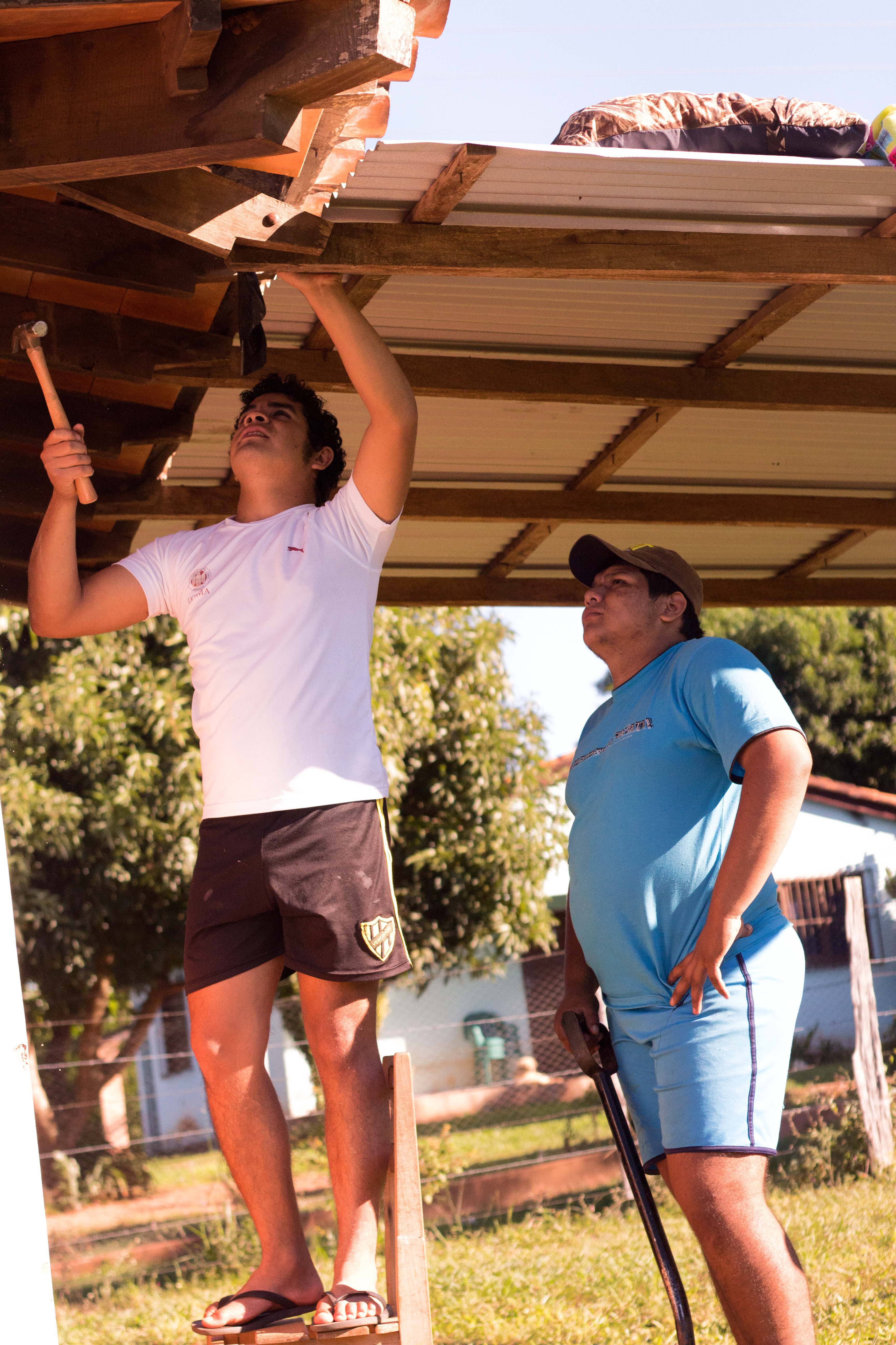 Capilla Cue Jose Fixing Up The House