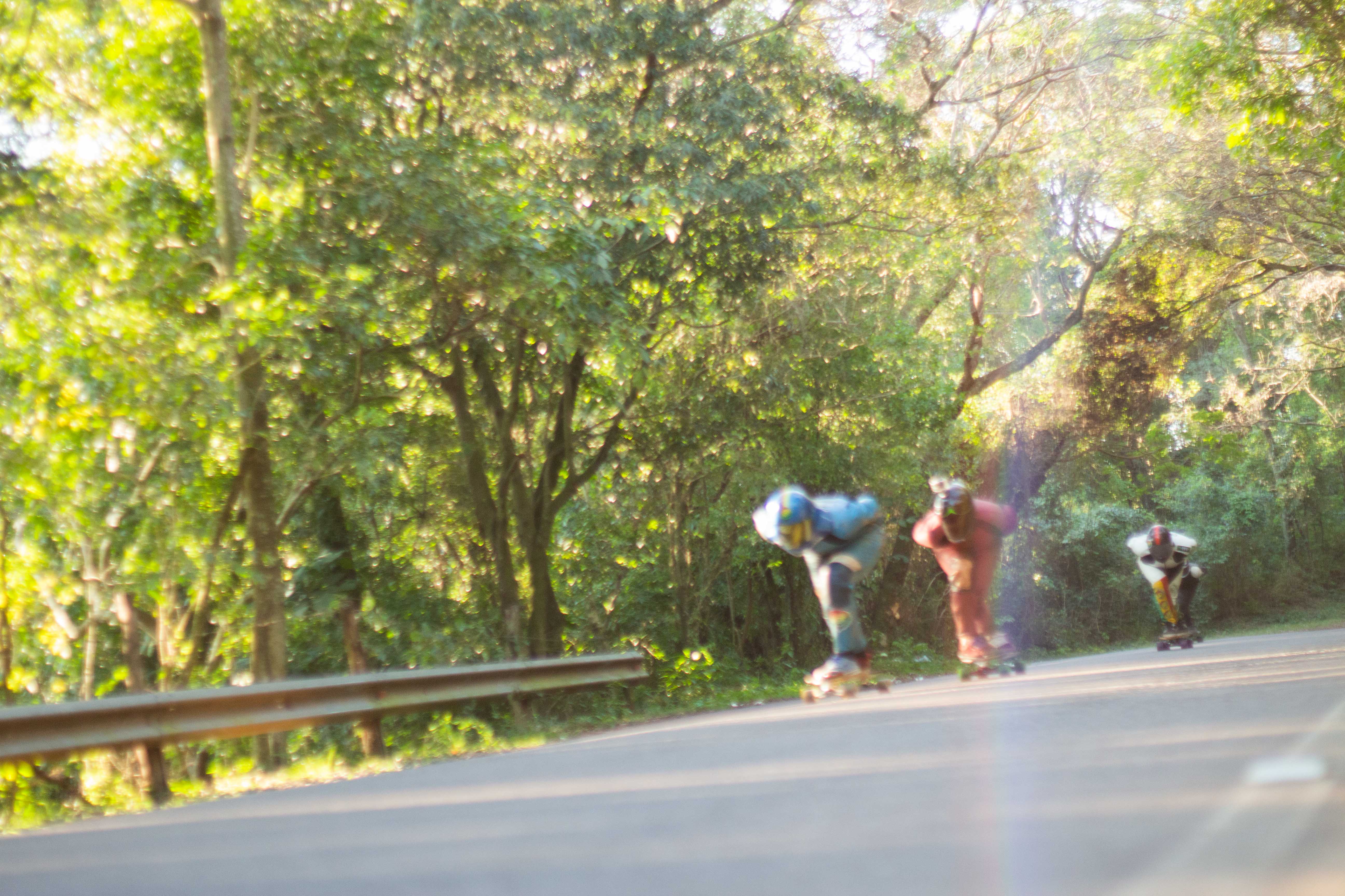 Paraguari Downhill three boarders