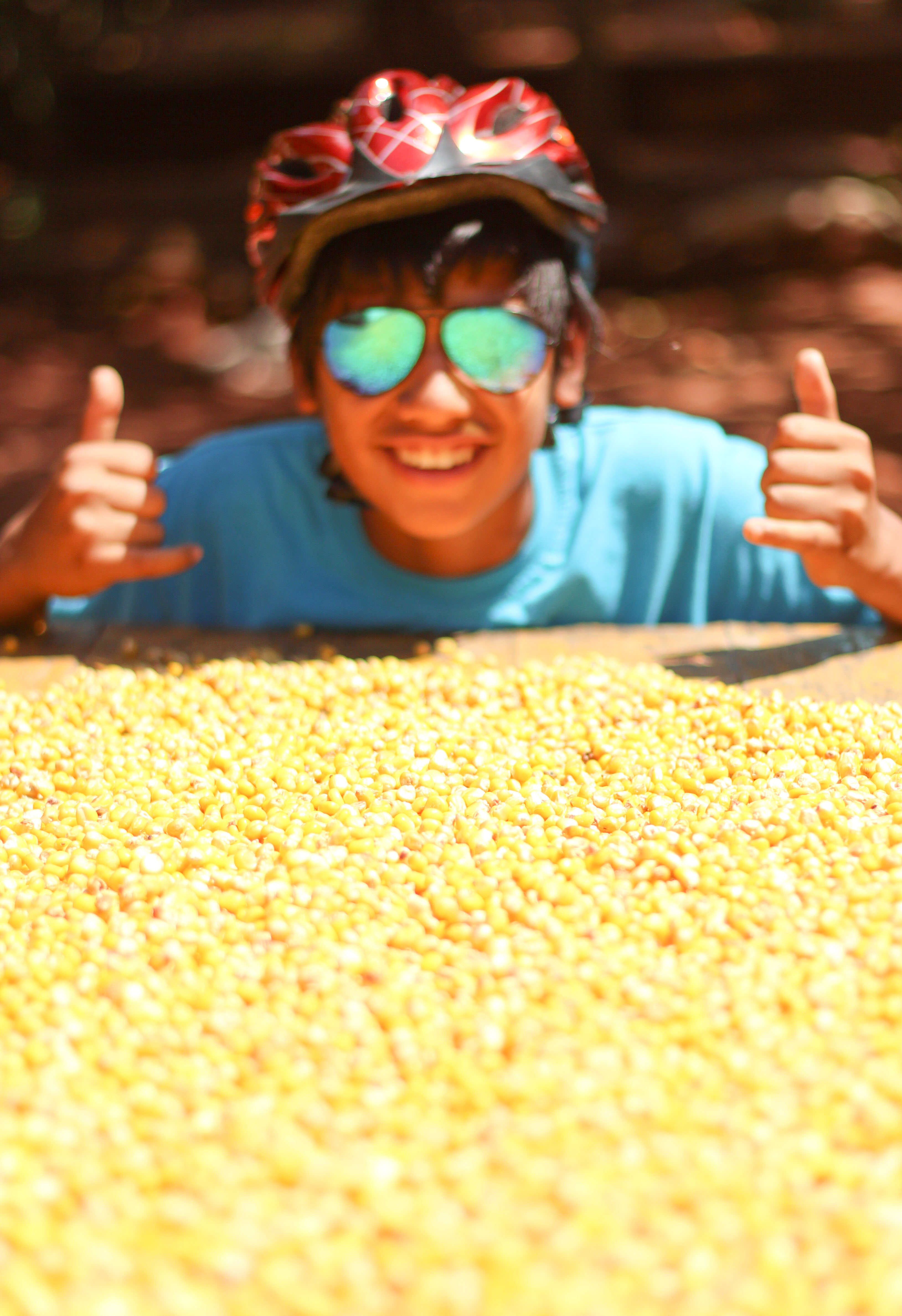 Capilla Cue - Drying corn